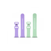 JUST IN CASE Set dve narukvice za Apple wATCH, 38-41mm, Zelena i lavanda
