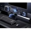 Manbuzhehuazai Desktop zvučnici, 25 W, RGB, Crni