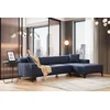 Atelier del Sofa Ugaona garnitura Petra R 145x69x87cm Plava