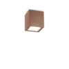 Ideal Lux - Spoljno spot svetlo TECHO 1xGU10/20W/230V 9x9 cm IP54 braon