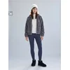 Sinsay - Postavljene rebraste helanke - steel blue