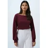 Trend Alacati Stili Ženska bluza Alc-X14393, Bordo
