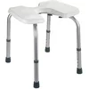 WENKO 206051100-Stolica SECURA 46x53,5 cm bela/srebrna