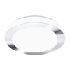 Eglo Carpi plafonjera/1, Led, 16w, 1500lm, ip44, prečnik 385, hrom/bela