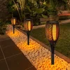 Solarna baštenska lampa baklja