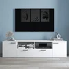 Velika TV komoda 180 cm – bijela