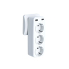 XO Adapter punjač WL08 (3AC+2USB 2.4A)/ bela