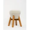 Atelier del Sofa Tabure Hermod, Krem