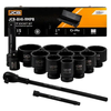 JCB Set NARAZNIH orodij 1 Cr-Mo 12-krakastih 15 ELEMENTOV