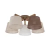 Brilagi - Plafonski luster LATTE SABIA 5xE27/15W/230V borovina/mix