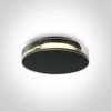 PLAFONJERA LED/12W/325lm/3000K/230V fi1238mm CRNA