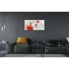 tulup.si Slika na akrilnem steklu Jagode mleko 100x50 cm 4 obešalnika