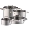 EVA Set posode Free/8-delni/indukcija/inox, steklo