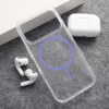 Maska Mag Case Clear Slim za iPhone 17 Pro ljubicasta