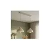Brilagi - Luster na sajli 2xE27/60W/230V, bež/zlatna