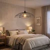 Črna viseča svetilka s kovinskim senčilom o 50 cm Farac – Opviq lights