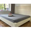 Čaršav Pamuk - Lastiš 180x200/25cm Dark grey/Navy blue color ( VLK000323-dkgrey )