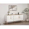 Hanah Home Konzola Mitra, 180x80x45 cm, Bela