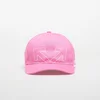 Čepica OFF-WHITE KIDS Type Logo Baseball Fuchsia/ White II