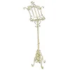 Casa Padrino Art Nouveau music stand cream white 54 x 40 x H. 120 cm - Elegant metal music stand Art Nouveau style - Baroque & Art Nouveau decorative accessories - Baroque & Art Nouveau furniture