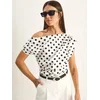 Bianco Lucci Bluza Blusen črna/bela