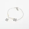 Zapestnica Off-White Bangle Bracelet Silver/ Black Universal