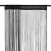 Končane Zavjese 2 kom 100x250 cm Crne