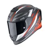 SCORPION Exo-r1 evo carbon air runner matt black-red kaciga