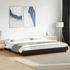 Okvir kreveta s LED svjetlima crni 180x200 cm konstruirano drvo