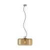 Briloner 4018-017 - Luster na sajli SEVENTIES 1xE27/40W/230V zlatni