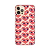 Silikonska maska za iPhone 12/12 Pro 6.1 Eye Heart Pattern Print Skin providna