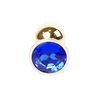 Gardj Europe Plug-Jewellery Gold PLUG – temno modra