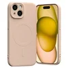 Mercury Mercury MagSafe polsilikonski ovitek za iPhone 15Plus 6.7, roza peščeno rdeč