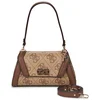 Guess KARNILLA LOGO FLAP SHLDR BAG Kostanjeva