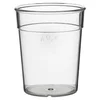 Gastro plastični kozarec 0,3 l, prozoren, SAN plast, z oznako 0,2 l