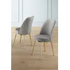 HANAH HOME Set 6 stolica Pefa Grey Gold