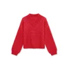 VERO MODA Pulover VMLOON krvavo rdeča