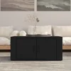 Stolić za kavu crni 80 x 50 x 36 cm od konstruiranog drva
