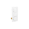 Mexen Cube termostatska kopalna in pršna armatura s 3 izhodi, bela - 77503-20