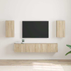 TV zidni ormar 2 pcs Sonoma 30 x 31 x 60 cm Konstruirano drvo