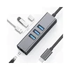 FAST ASIA Adapter-konvertor TIP C na 3xUSB 3.0+RJ45