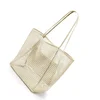 INF Zložljiva torba za plažo, mrežasta torba za ženske Beige, (21297446)