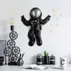 Wallity Zidna dekoracija Cosmonaut 4, 35cmx47cmx10cm, Crna