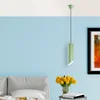 Opviq Luster Kesikboru, 37-114cm, O8 cm, E27, Zeleni