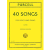 PURCELL H:40 SONGS FOR VOICE AND PIANO LOW