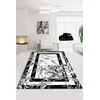 Conceptum Hypnose Tepih Marmor v2, 100x200cm, Crno-beli