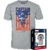 Funko Pop Tee Marvel Captain America