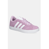 Otroške superge iz semiša adidas VL COURT 3.0 roza barva, ID6310