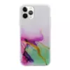 Maska Water Spark za iPhone 11 Pro transparent pink-zelena.