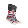GLOVII ogrevani copati z nogavico GQ4M, M, pisana